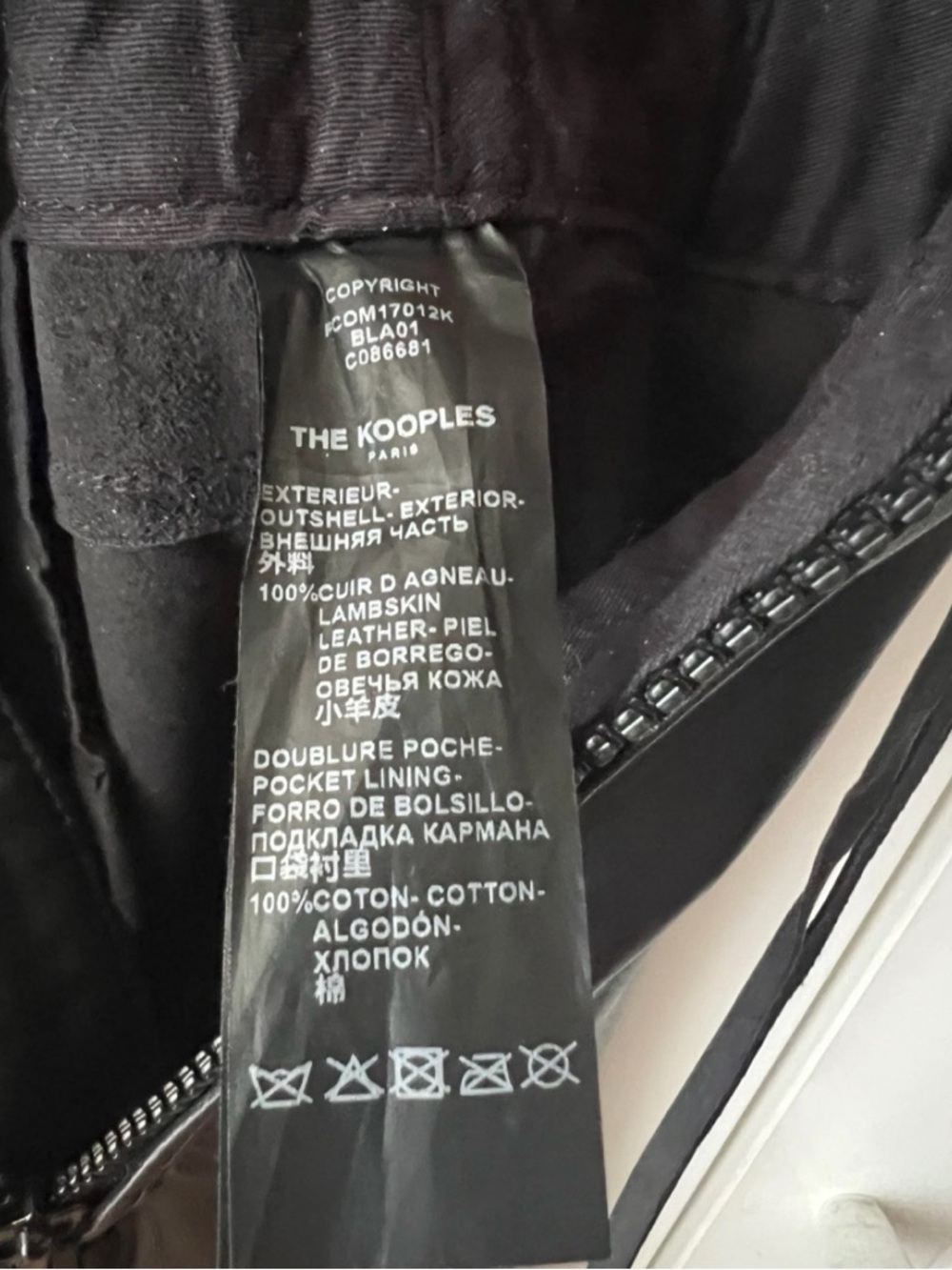 🦄 The Kooples 💯 lambskin Leather Jumpsuit - MSRP $1,000 - size 1/S - Picture 6 of 6